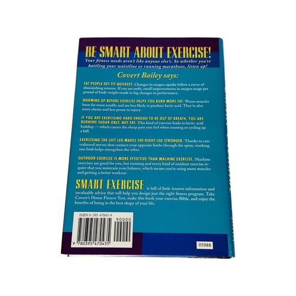 Smart Exercise : Burning Fat, Getting Fit Hardcover by Covert Bailey - Picture 2 of 6